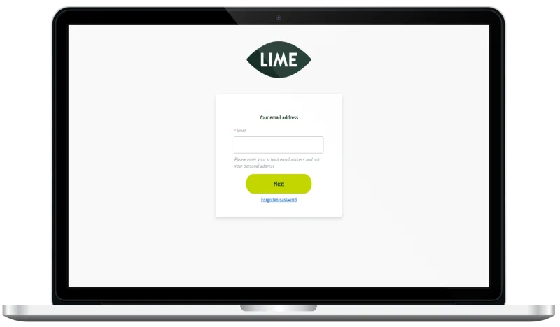 Login screen Login screen