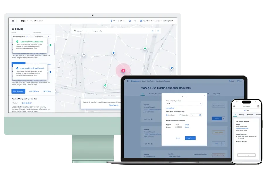 Supplier Portal - WSH Supply Chain Procurement Portal Supplier Portal - WSH Supply Chain Procurement Portal