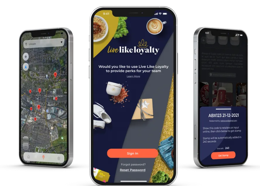 Loyalty Program Mobile App (Live Like Loyalty) Loyalty Program Mobile App (Live Like Loyalty)