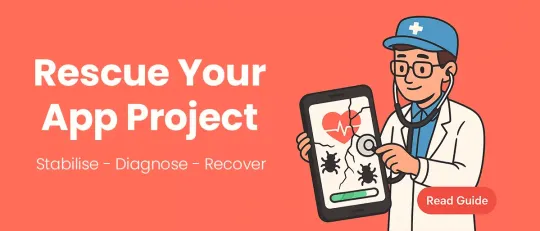 Rescue a Failing App Project: Stabilise in 72 Hours (Step-by-Step Guide) Rescue a Failing App Project: Stabilise in 72 Hours (Step-by-Step Guide)
