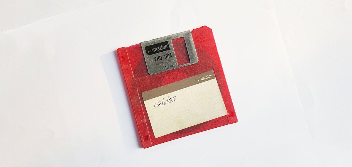 floppy disk, representing not sticking with the times