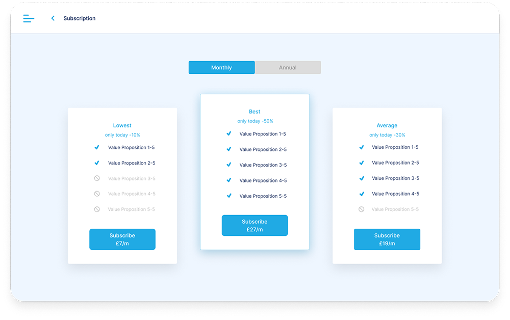 Subscription Payments